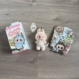 🆕 Authentic Pop Mart Labubu THE MONSTERS Soymilk Exciting Macaron v2: Opened Bag